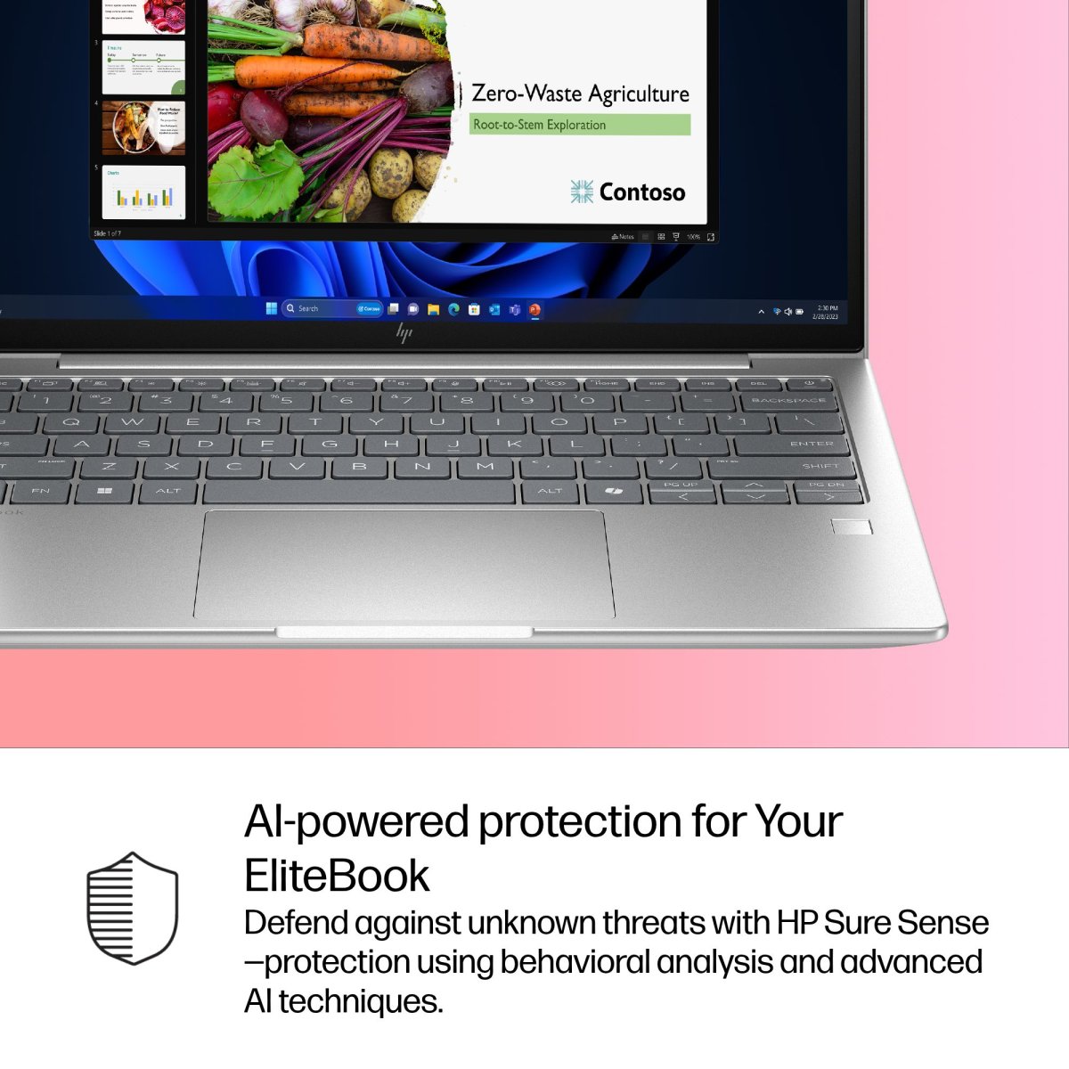 HP EliteBook 6 G1i Intel Core Ultra 5 225U Laptop 33.8 cm (13.3") WUXGA 16 GB DDR5-SDRAM 512 GB SSD Wi-Fi 7 (802.11be) Windows 11 Pro AI PC Silver - Image 6