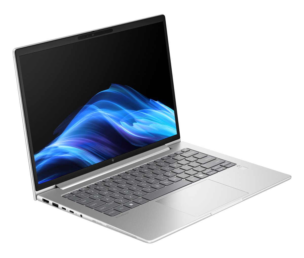 HP EliteBook 6 G1a Next Gen AI PC Wolf Pro Security Edition Copilot+ PC AMD Ryzen™ AI 5 340 Laptop 35.6 cm (14") Touchscreen WUXGA 16 GB DDR5-SDRAM 512 GB SSD Wi-Fi 7 (802.11be) Windows 11 Pro Silver