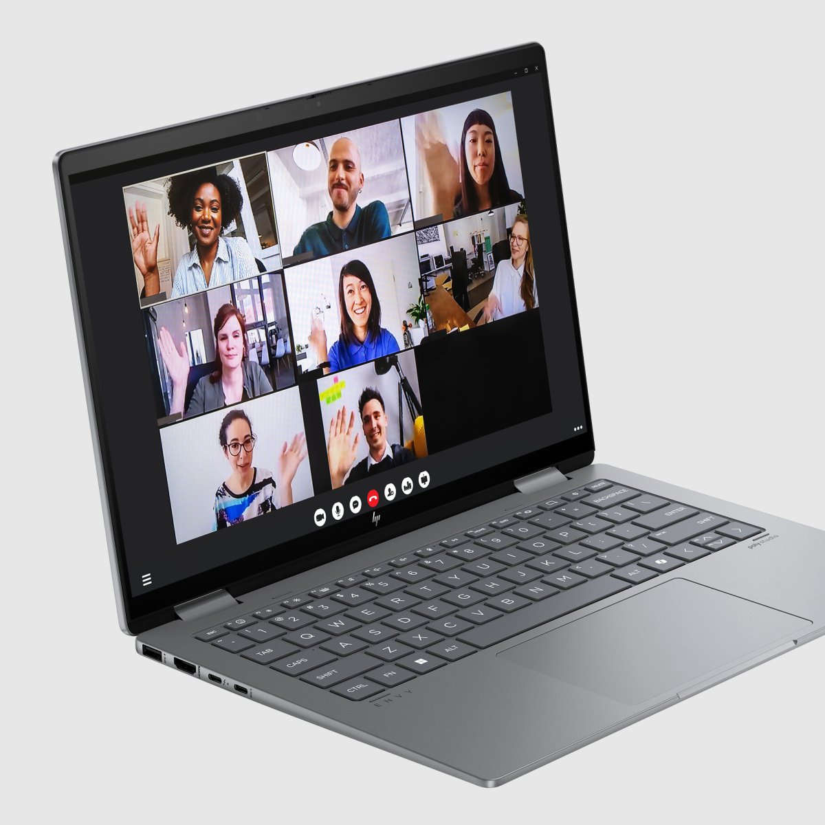 HP ENVY x360 14-fc0005na Intel Core Ultra 5 125U Hybrid (2-in-1) 35.6 cm (14") Touchscreen 3K 16 GB LPDDR5-SDRAM 512 GB SSD Wi-Fi 6E (802.11ax) Windows 11 Home AI PC Silver - Image 16