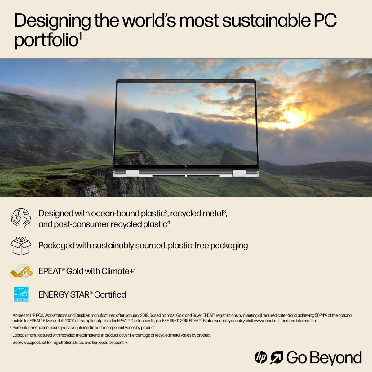 HP ENVY x360 16-ad0005na AMD Ryzen™ 5 8640HS Hybrid (2-in-1) 40.6 cm (16") Touchscreen 2K 8 GB LPDDR5-SDRAM 512 GB SSD Wi-Fi 6E (802.11ax) Windows 11 Home AI PC Silver - Image 10