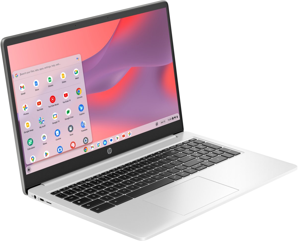 HP Chromebook 15a-na0001na Intel® Celeron® N4500 39.6 cm (15.6") HD 4 GB LPDDR4x-SDRAM 64 GB eMMC Wi-Fi 5 (802.11ac) ChromeOS Silver - Image 2