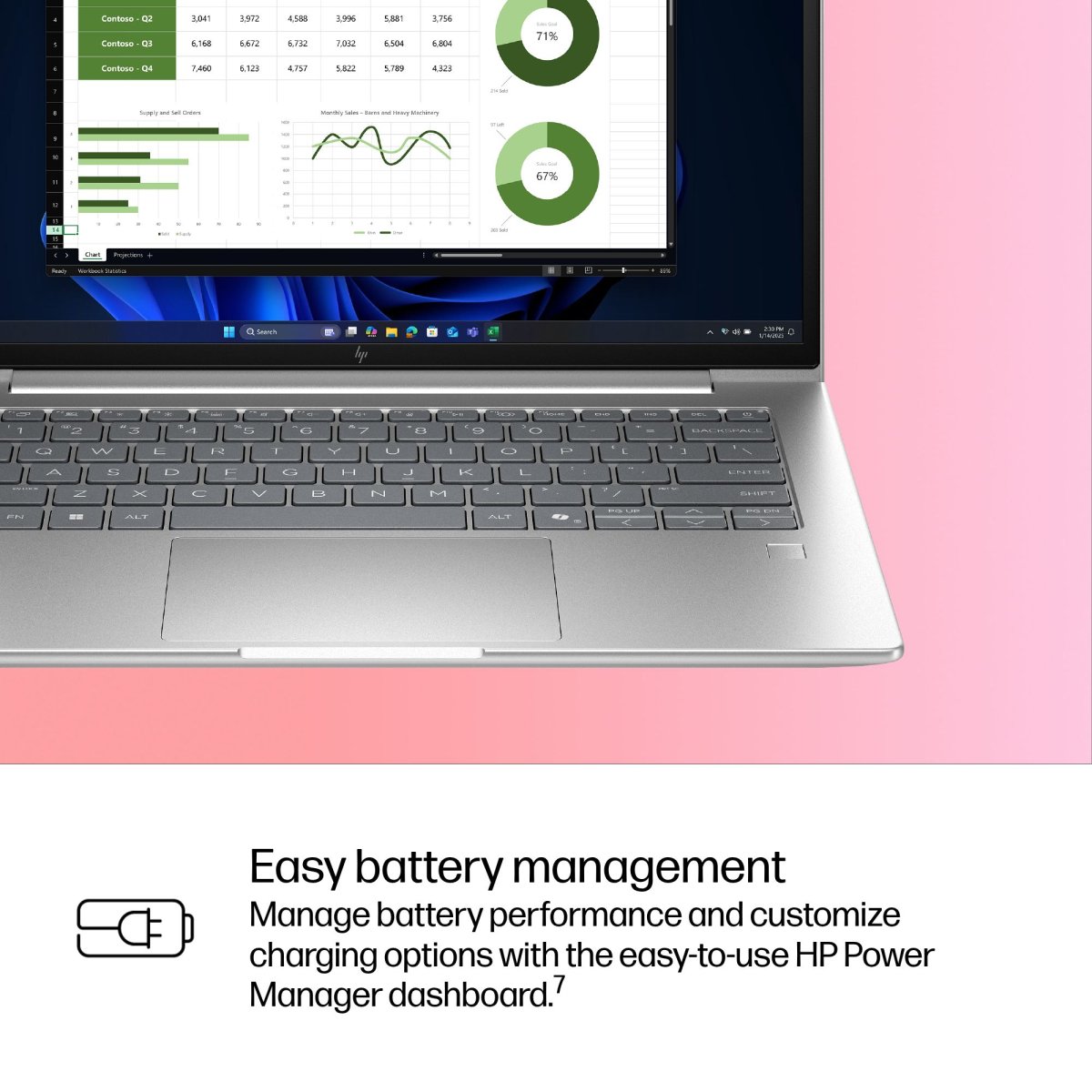 HP EliteBook 6 G1iR Intel Core 5 120U Laptop 35.6 cm (14") WUXGA 16 GB DDR5-SDRAM 512 GB SSD Wi-Fi 6E (802.11ax) Windows 11 Pro Silver - Image 6