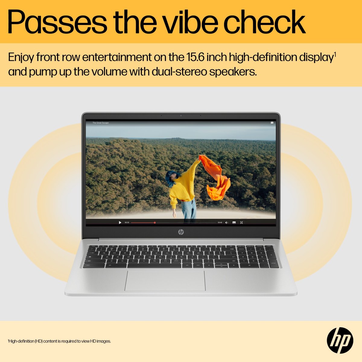 HP Chromebook 15a-na0001na Intel® Celeron® N4500 39.6 cm (15.6") HD 4 GB LPDDR4x-SDRAM 64 GB eMMC Wi-Fi 5 (802.11ac) ChromeOS Silver - Image 7