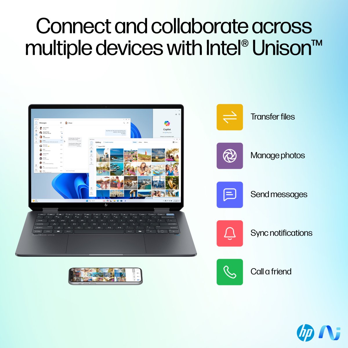 HP OmniBook Ultra Flip 14-fh0006na Copilot+ PC Intel Core Ultra 7 256V Hybrid (2-in-1) 35.6 cm (14") Touchscreen 3K 16 GB LPDDR5x-SDRAM 1 TB SSD Wi-Fi 7 (802.11be) Windows 11 Home Grey - Image 16