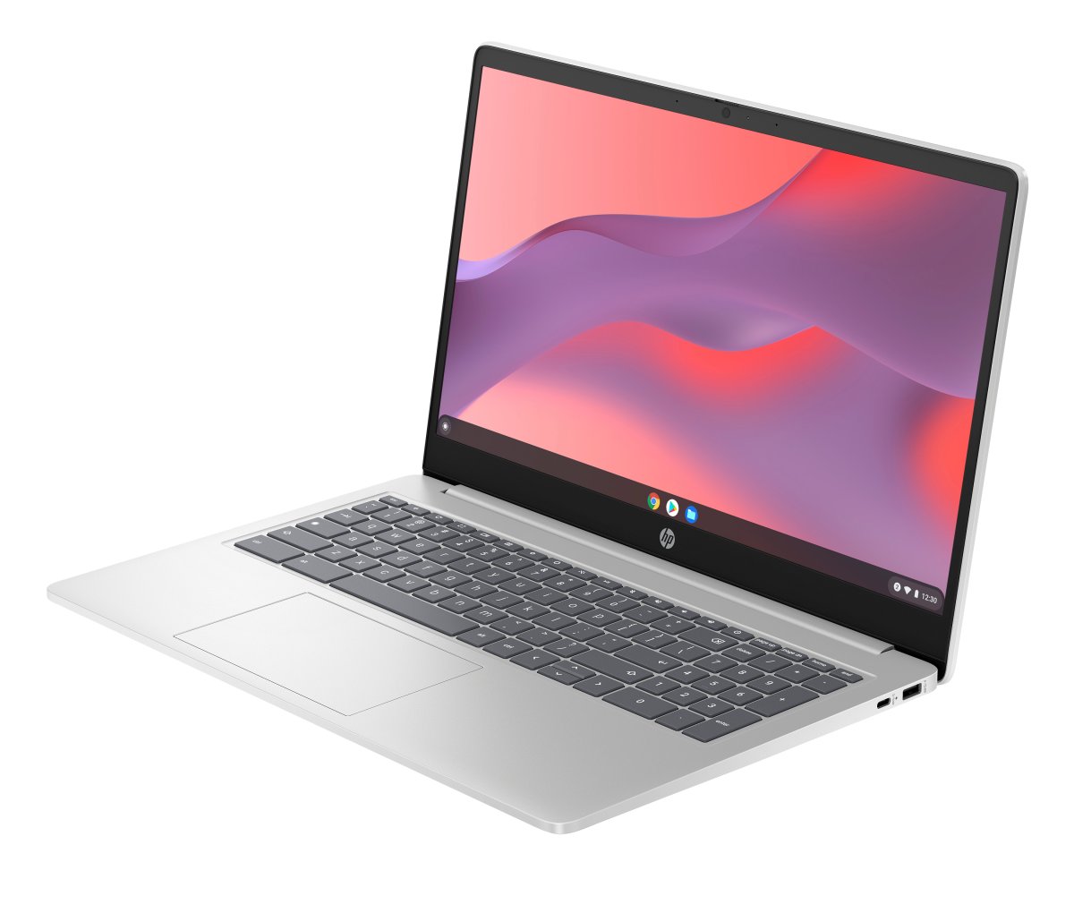HP Chromebook 15a-nb0003na Intel® Core™ i3 i3-N305 39.6 cm (15.6") Full HD 8 GB LPDDR5-SDRAM 128 GB Flash Wi-Fi 6 (802.11ax) ChromeOS Silver - Image 12