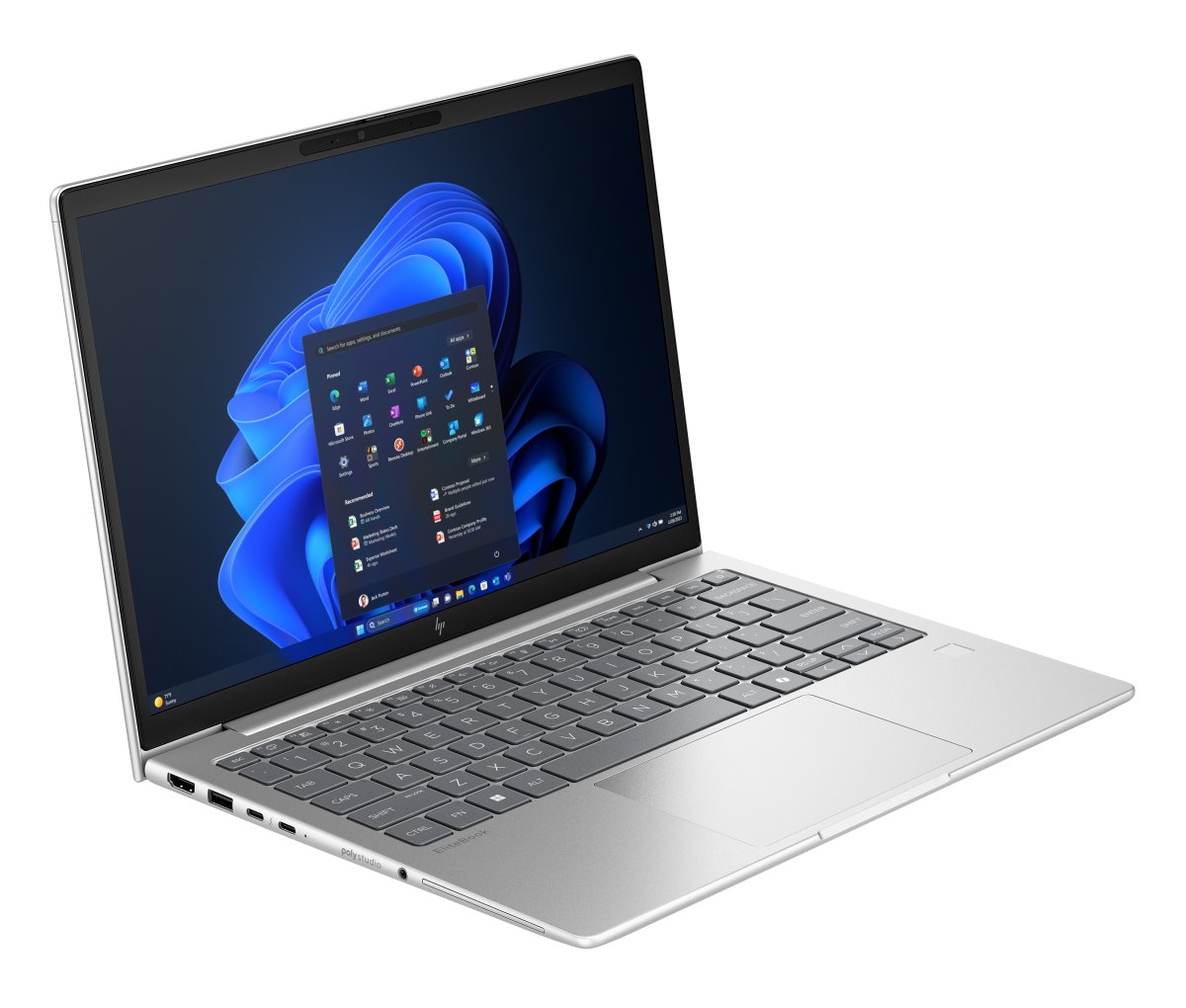 HP EliteBook 6 G1i 13 inch Notebook AI PC Wolf Pro Security Edition Intel Core Ultra 5 225U Laptop 33.8 cm (13.3") Touchscreen WUXGA 16 GB DDR5-SDRAM 512 GB SSD Wi-Fi 7 (802.11be) Windows 11 Pro Silver - Image 2