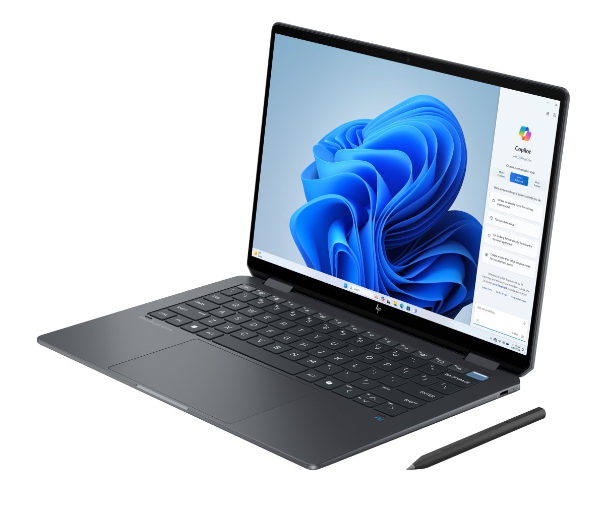 HP OmniBook Ultra Flip 14-fh0006na Copilot+ PC Intel Core Ultra 7 256V Hybrid (2-in-1) 35.6 cm (14") Touchscreen 3K 16 GB LPDDR5x-SDRAM 1 TB SSD Wi-Fi 7 (802.11be) Windows 11 Home Grey - Image 22
