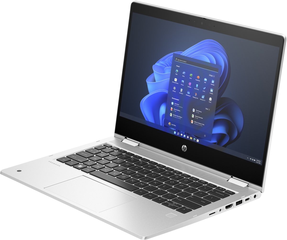 HP Pro x360 435 G10 AMD Ryzen™ 5 7530U Hybrid (2-in-1) 33.8 cm (13.3") Touchscreen Full HD 8 GB DDR4-SDRAM 256 GB SSD Wi-Fi 6 (802.11ax) Windows 11 Pro Silver - Image 2