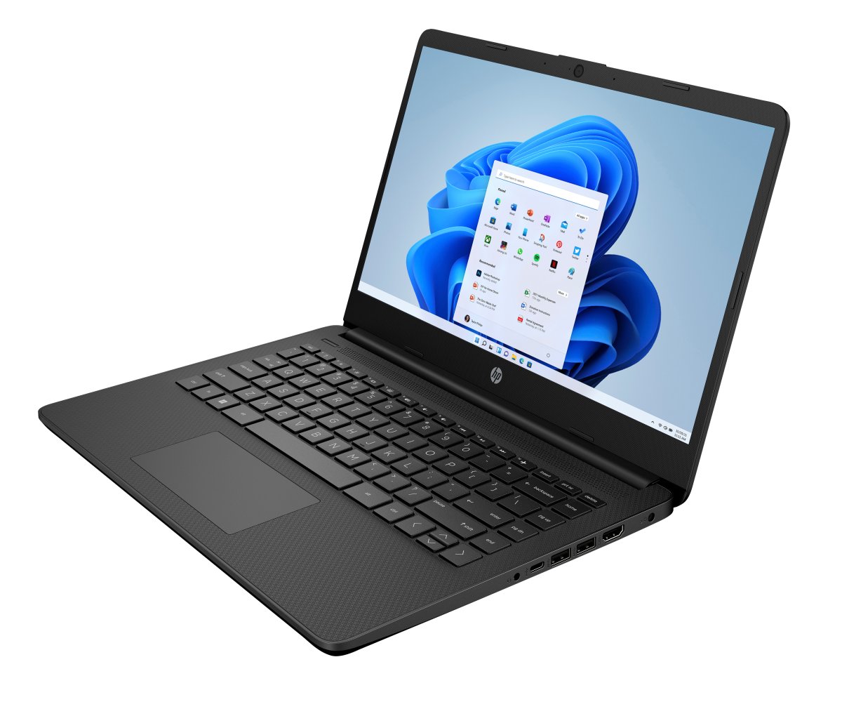 HP 14s-dq3001na Intel® Celeron® N4500 Laptop 35.6 cm (14") HD 4 GB DDR4-SDRAM 64 GB eMMC Wi-Fi 6 (802.11ax) Windows 11 Home in S mode Black - Image 4