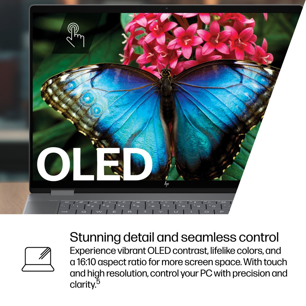 HP OmniBook X Flip 16-ar0002na Copilot+ PC AMD Ryzen™ AI 7 350 Hybrid (2-in-1) 40.6 cm (16") Touchscreen 3K 16 GB LPDDR5x-SDRAM 1 TB SSD Wi-Fi 7 (802.11be) Windows 11 Home Silver - Image 18