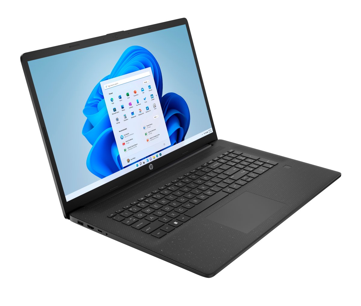 HP 17-cn3008na Intel® N N100 Laptop 43.9 cm (17.3") Full HD 4 GB DDR4-SDRAM 128 GB UFS Wi-Fi 6 (802.11ax) Windows 11 Home in S mode Black - Image 2