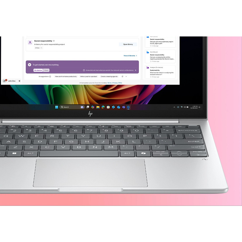 HP EliteBook 8 G1a Next Gen AI Copilot+ PC AMD Ryzen™ AI 7 350 Laptop 33.8 cm (13.3") WUXGA 32 GB LPDDR5x-SDRAM 1 TB SSD Wi-Fi 7 (802.11be) Windows 11 Pro Silver - Image 13