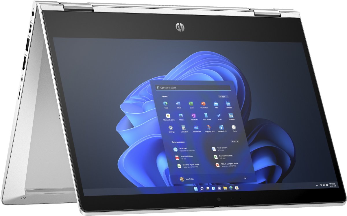 HP Pro x360 435 G10 AMD Ryzen™ 5 7530U Hybrid (2-in-1) 33.8 cm (13.3") Touchscreen Full HD 8 GB DDR4-SDRAM 256 GB SSD Wi-Fi 6 (802.11ax) Windows 11 Pro Silver - Image 7