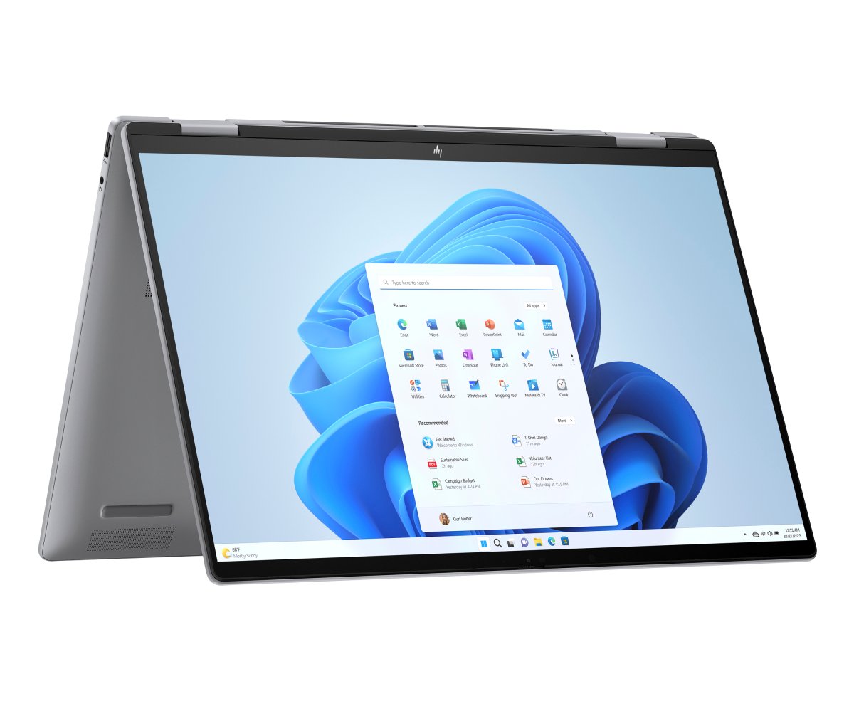 HP ENVY x360 16-ad0005na AMD Ryzen™ 5 8640HS Hybrid (2-in-1) 40.6 cm (16") Touchscreen 2K 8 GB LPDDR5-SDRAM 512 GB SSD Wi-Fi 6E (802.11ax) Windows 11 Home AI PC Silver
