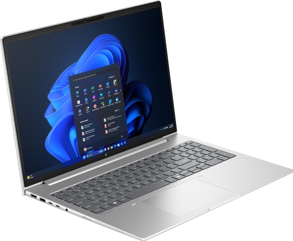 HP EliteBook 6 G1i AI PC Intel Core Ultra 7 255U Laptop 40.6 cm (16") WUXGA 24 GB DDR5-SDRAM 512 GB SSD Wi-Fi 6E (802.11ax) Windows 11 Pro Silver - Image 2