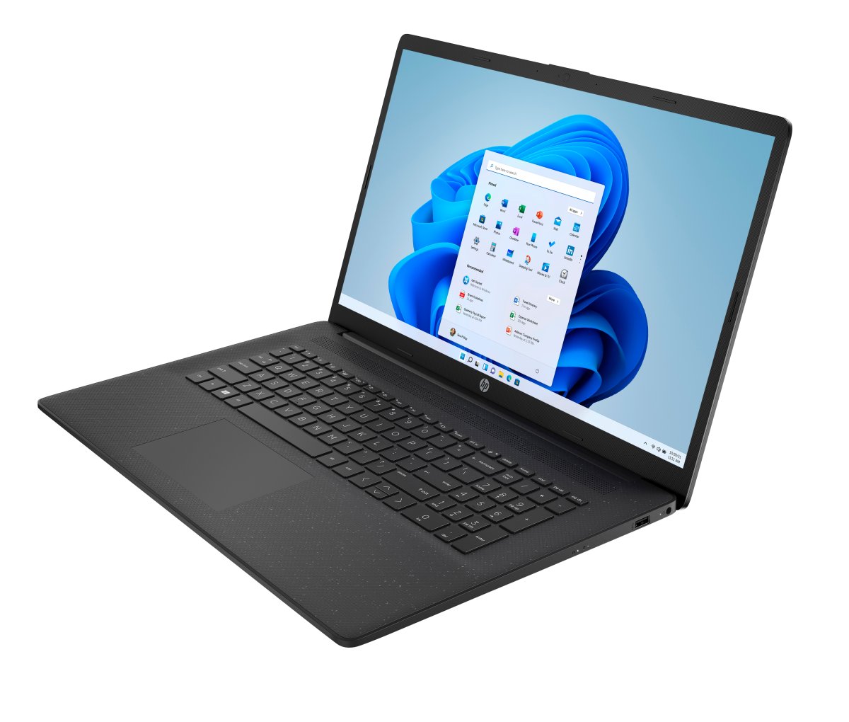 HP 17-cn3008na Intel® N N100 Laptop 43.9 cm (17.3") Full HD 4 GB DDR4-SDRAM 128 GB UFS Wi-Fi 6 (802.11ax) Windows 11 Home in S mode Black - Image 7