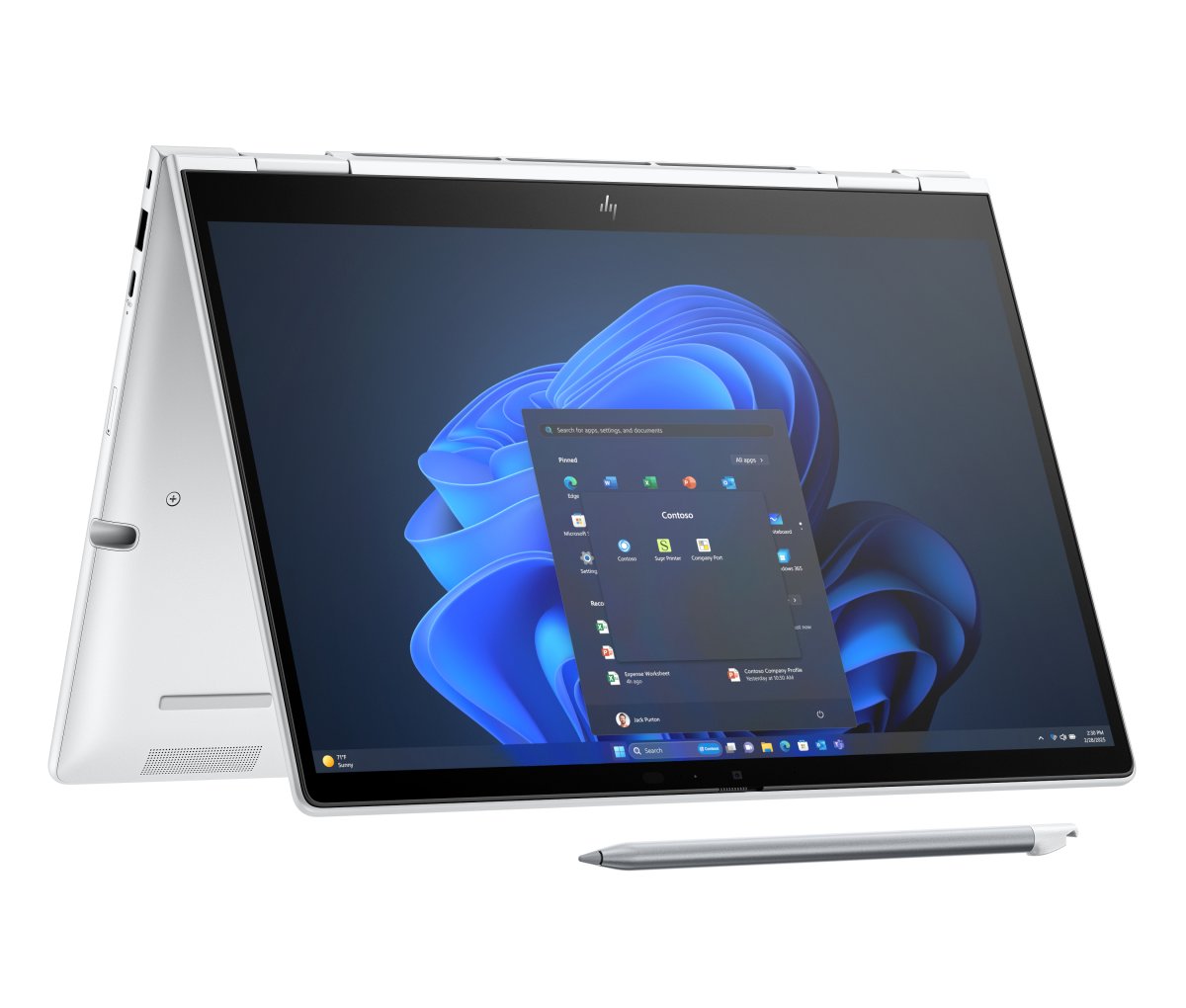 HP EliteBook 8 Flip G1i AI PC Wolf Pro Security Edition Intel Core Ultra 7 255U Hybrid (2-in-1) 33.8 cm (13.3") Touchscreen WUXGA 64 GB LPDDR5x-SDRAM 1 TB SSD Wi-Fi 7 (802.11be) Windows 11 Pro Silver