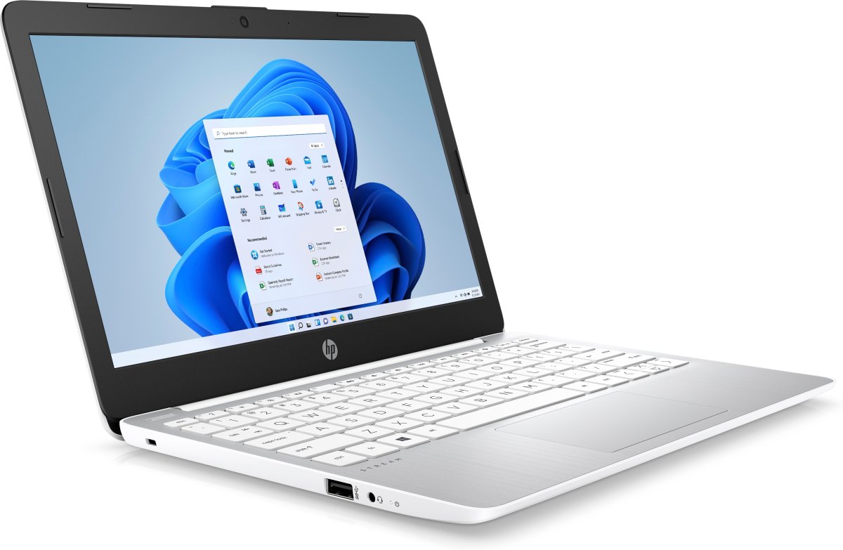 HP Stream 11-ak0027na Intel® Celeron® N4120 Laptop 29.5 cm (11.6") HD 4 GB DDR4-SDRAM 64 GB eMMC Wi-Fi 6 (802.11ax) Windows 11 Home in S mode White - Image 2