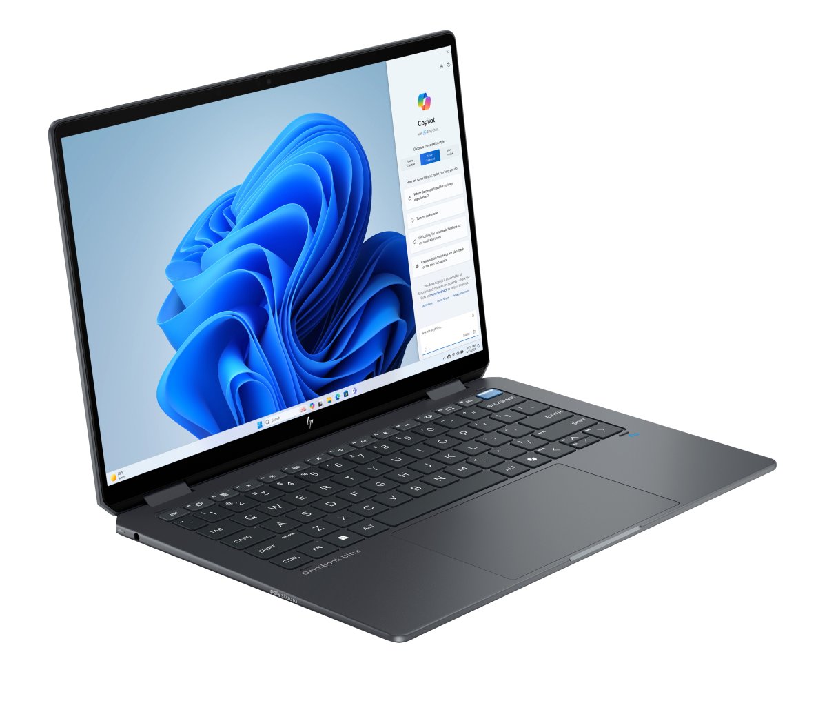 HP OmniBook Ultra Flip 14-fh0006na Copilot+ PC Intel Core Ultra 7 256V Hybrid (2-in-1) 35.6 cm (14") Touchscreen 3K 16 GB LPDDR5x-SDRAM 1 TB SSD Wi-Fi 7 (802.11be) Windows 11 Home Grey - Image 2