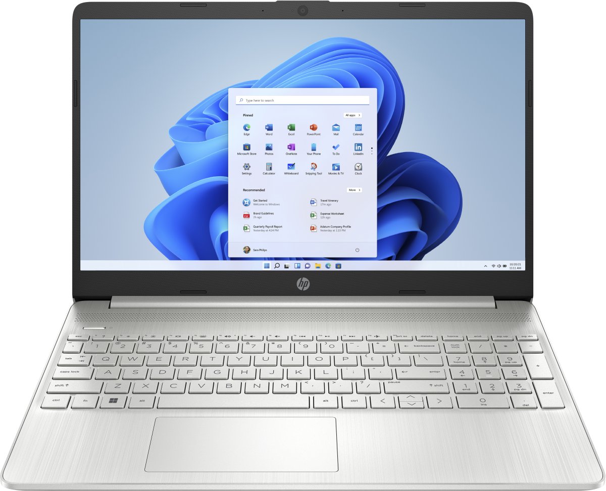 HP 15s-fq2015na Intel® Core™ i3 i3-1115G4 Laptop 39.6 cm (15.6") Full HD 8 GB DDR4-SDRAM 256 GB SSD Wi-Fi 5 (802.11ac) Windows 11 Home Silver - Image 2