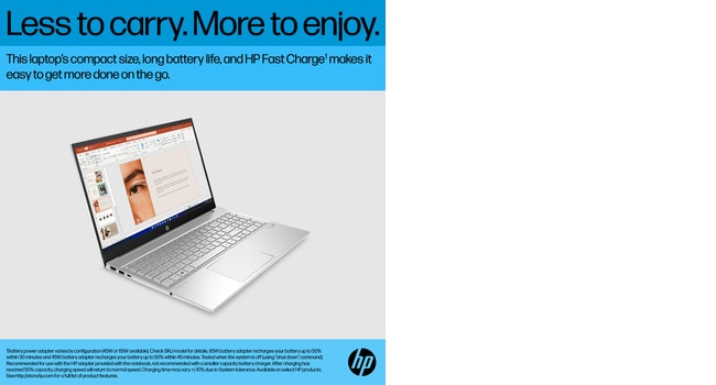 HP Pavilion 15-eg2017na Intel® Core™ i5 i5-1235U Laptop 39.6 cm (15.6") Touchscreen Full HD 8 GB DDR4-SDRAM 512 GB SSD Wi-Fi 6 (802.11ax) Windows 11 Home Silver - Image 21