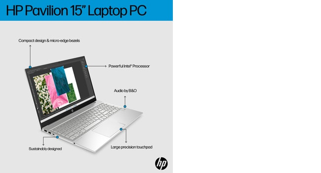 HP Pavilion 15-eg2017na Intel® Core™ i5 i5-1235U Laptop 39.6 cm (15.6") Touchscreen Full HD 8 GB DDR4-SDRAM 512 GB SSD Wi-Fi 6 (802.11ax) Windows 11 Home Silver - Image 18