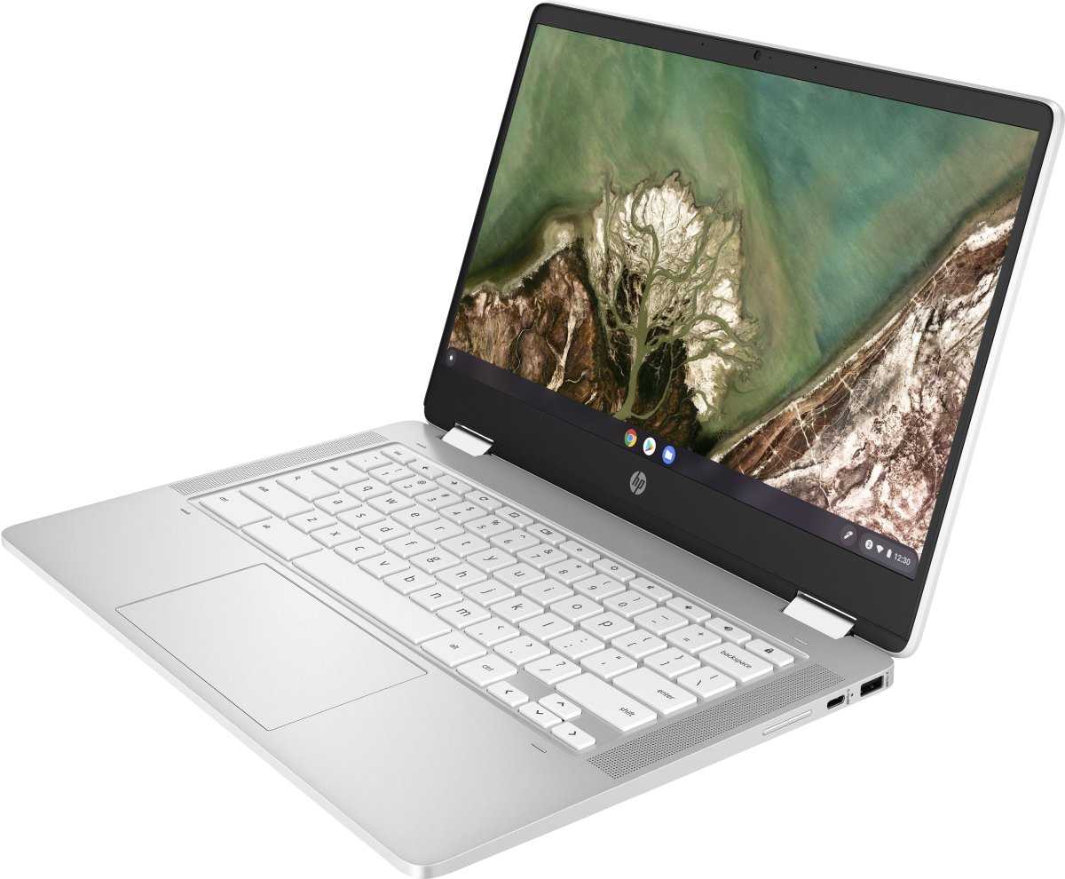 HP Chromebook 14a-na0009na Intel® Celeron® N4120 35.6 cm (14") Full HD 4 GB LPDDR4-SDRAM 64 GB eMMC Wi-Fi 5 (802.11ac) ChromeOS White - Image 2