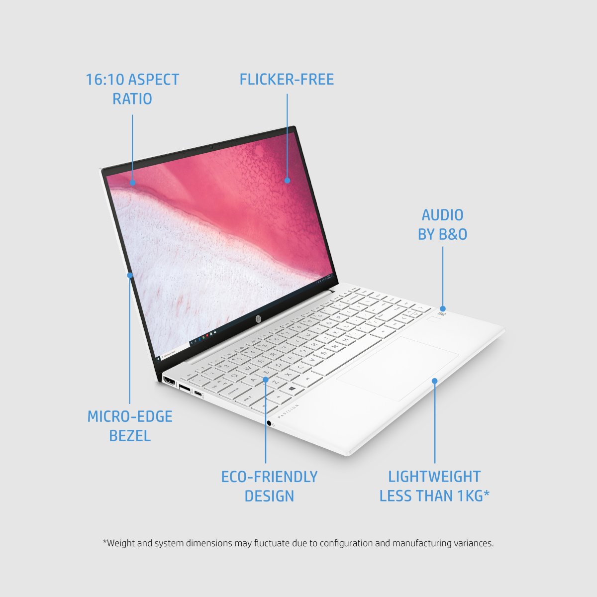 HP Pavilion Aero 13-be0030na AMD Ryzen™ 7 5800U Laptop 33.8 cm (13.3") WQXGA 16 GB DDR4-SDRAM 512 GB SSD Wi-Fi 6 (802.11ax) Windows 11 Home White - Image 17