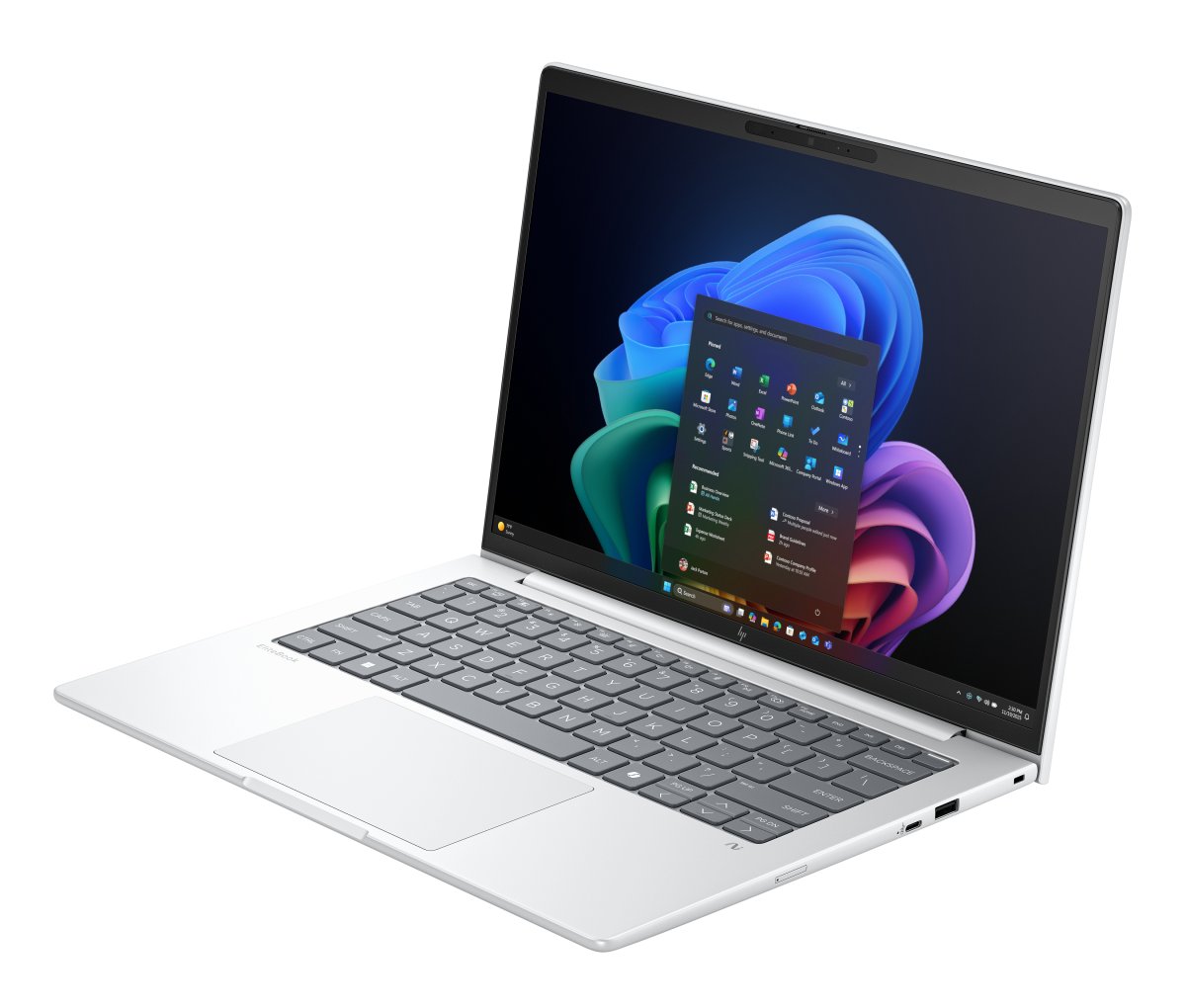 HP EliteBook 8 G1a Next Gen AI PC Wolf Pro Security Edition Copilot+ PC AMD Ryzen AI 7 PRO PRO 350 Laptop 35.6 cm (14") Touchscreen WUXGA 32 GB DDR5-SDRAM 1 TB SSD Wi-Fi 7 (802.11be) Windows 11 Pro Silver - Image 15