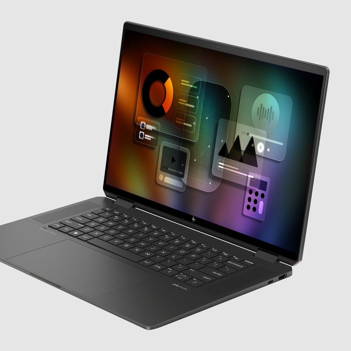 HP Spectre x360 16-aa0001na Intel Core Ultra 7 155H Hybrid (2-in-1) 40.6 cm (16") Touchscreen 3K 16 GB LPDDR5x-SDRAM 1 TB SSD NVIDIA GeForce RTX 4050 Wi-Fi 7 (802.11be) Windows 11 Home AI PC Black - Image 15