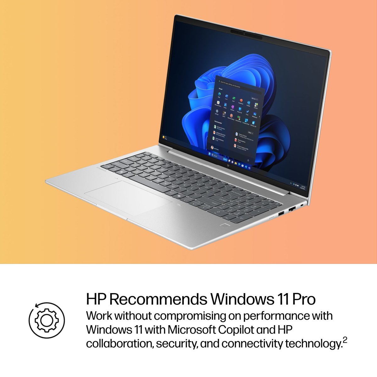 HP EliteBook 6 G1i AI Intel Core Ultra 5 225U Laptop 40.6 cm (16") WUXGA 16 GB DDR5-SDRAM 512 GB SSD Wi-Fi 7 (802.11be) Windows 11 Pro AI PC Silver - Image 11