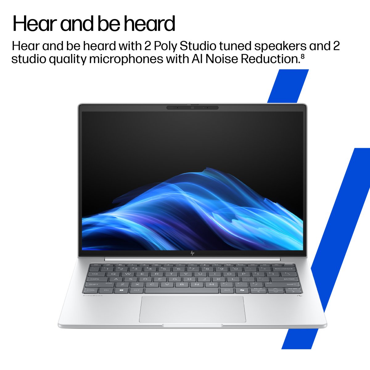 HP EliteBook 8 G1i Next Gen AI Wolf Pro Security Edition Copilot+ PC Intel Core Ultra 7 256V Laptop 35.6 cm (14") WUXGA 16 GB LPDDR5x-SDRAM 1 TB SSD Wi-Fi 7 (802.11be) Windows 11 Pro Silver - Image 11
