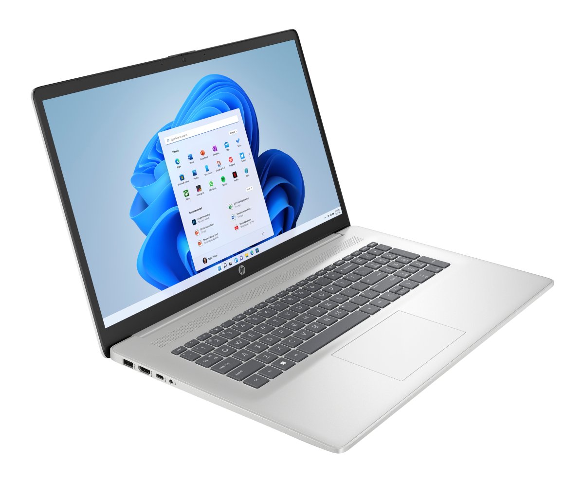 HP Laptop 17-cn3007na Intel® N i3-N305 43.9 cm (17.3") Full HD 8 GB DDR4-SDRAM 512 GB SSD Wi-Fi 6 (802.11ax) Windows 11 Home Silver - Image 2
