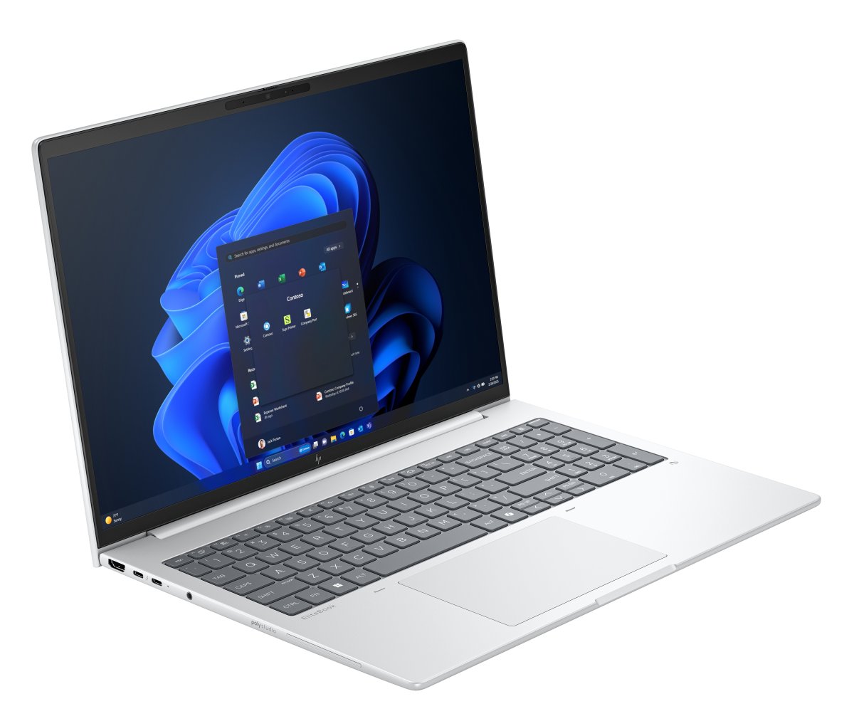 HP EliteBook 8 G1i 16 inch Notebook Next Gen AI PC Wolf Pro Security Edition Copilot+ PC Intel Core Ultra 7 268V Laptop 40.6 cm (16") 2.5K 32 GB LPDDR5x-SDRAM Wi-Fi 7 (802.11be) Windows 11 Pro Silver - Image 2