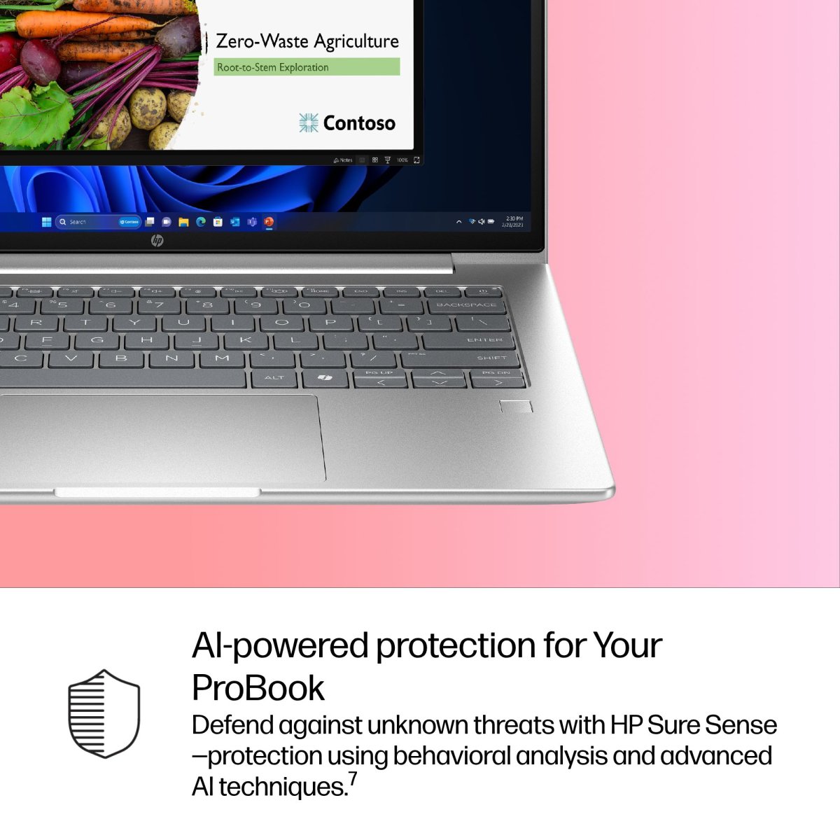 HP ProBook 4 G1i AI Intel Core Ultra 5 225U Laptop 35.6 cm (14") WUXGA 16 GB DDR5-SDRAM 256 GB SSD Wi-Fi 7 (802.11be) Windows 11 Pro AI PC Silver - Image 12
