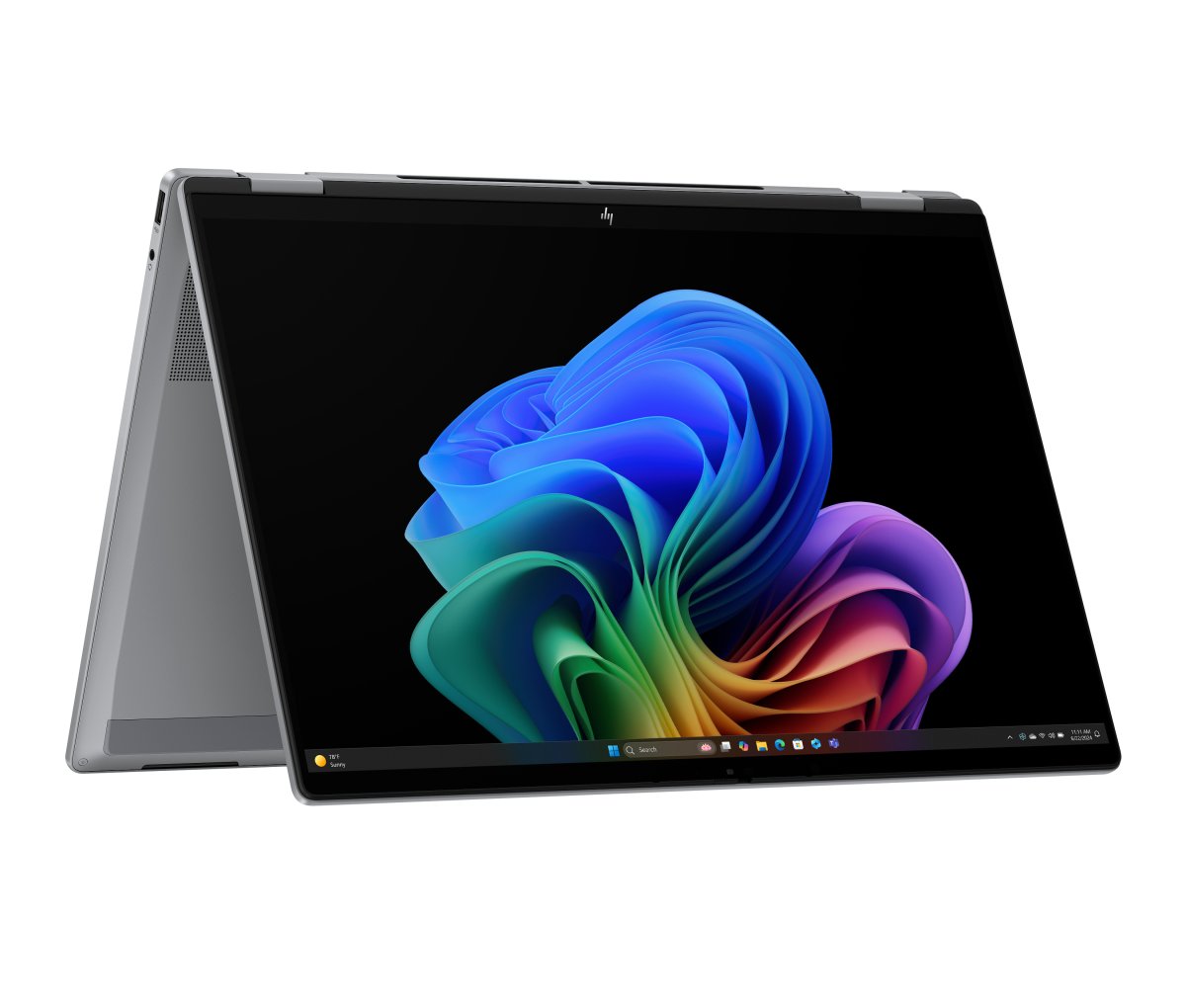 HP OmniBook X Flip 16-ar0004na Copilot+ PC AMD Ryzen™ AI 5 340 Hybrid (2-in-1) 40.6 cm (16") Touchscreen 2K 16 GB LPDDR5x-SDRAM 512 GB SSD Wi-Fi 7 (802.11be) Windows 11 Home Silver
