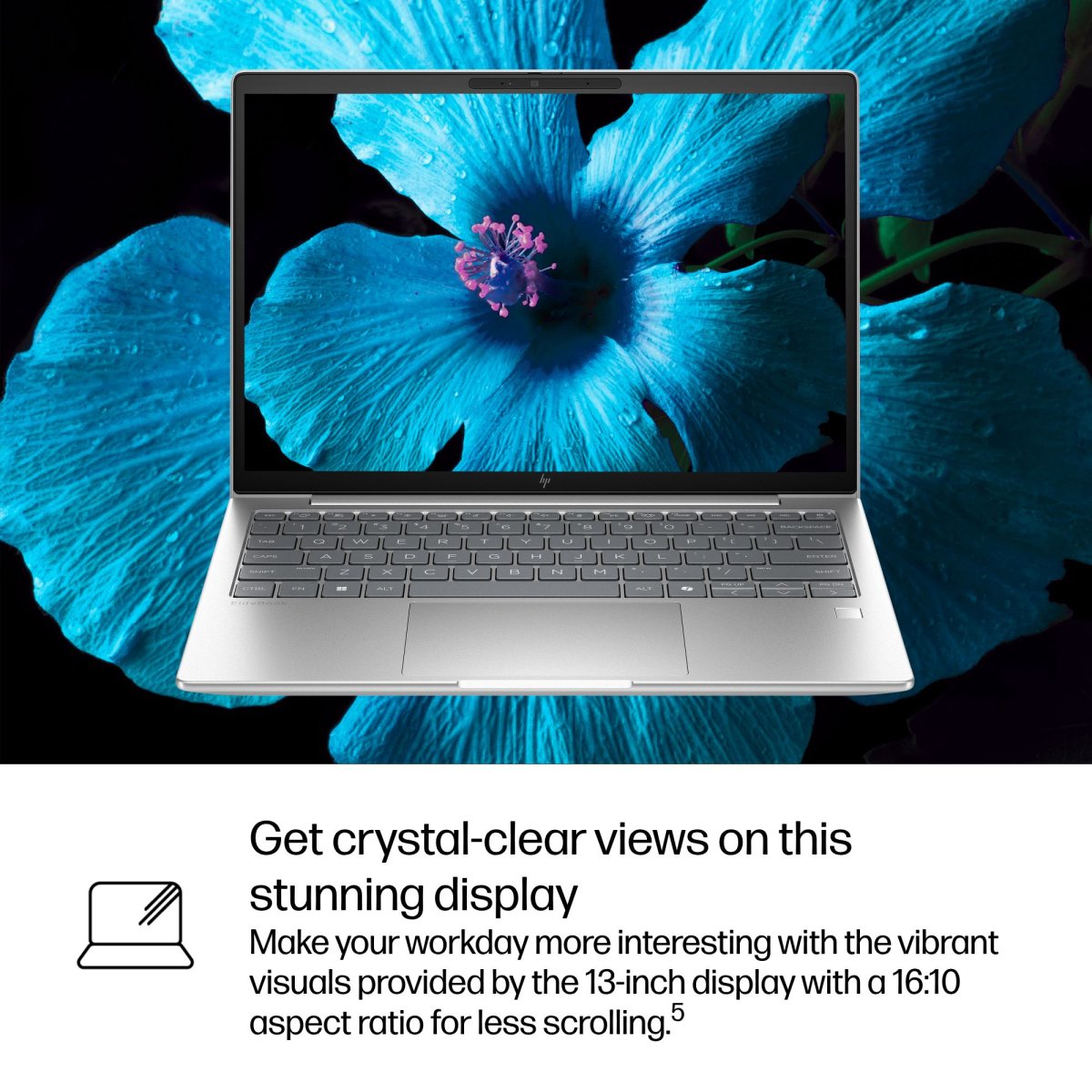 HP EliteBook 6 G1i Intel Core Ultra 5 225U Laptop 33.8 cm (13.3") WUXGA 16 GB DDR5-SDRAM 512 GB SSD Wi-Fi 7 (802.11be) Windows 11 Pro AI PC Silver - Image 10