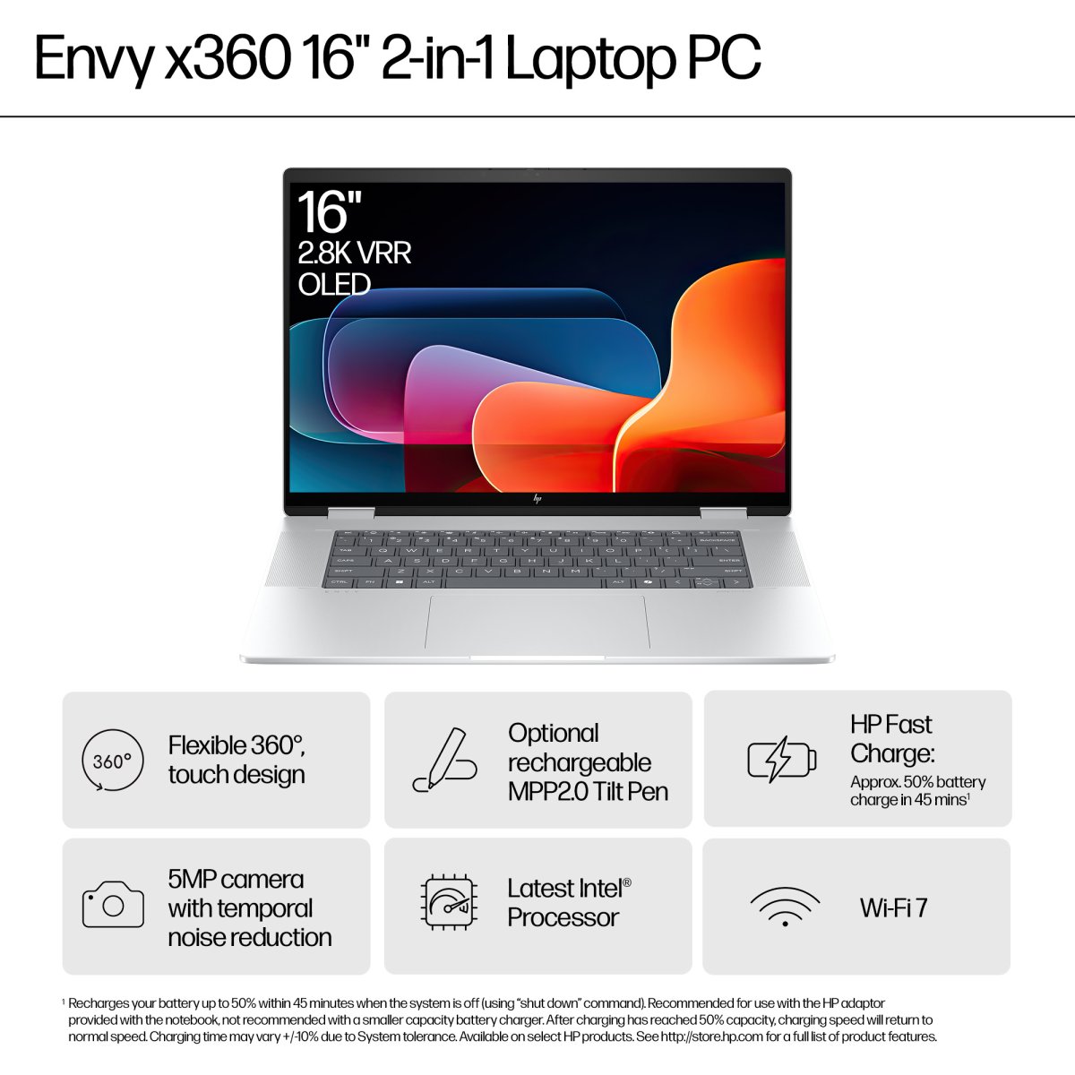 HP Envy x360 16-ac0003na 16" 2-in-1 Laptop - Image 5