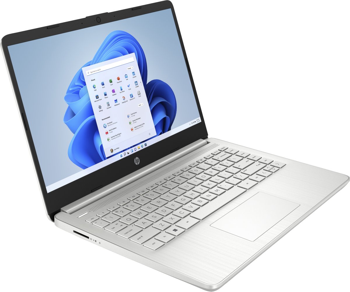 HP 14s-fq1000na AMD Ryzen™ 5 5500U Laptop 35.6 cm (14") Full HD 8 GB DDR4-SDRAM 256 GB SSD Wi-Fi 5 (802.11ac) Windows 11 Home Silver - Image 3