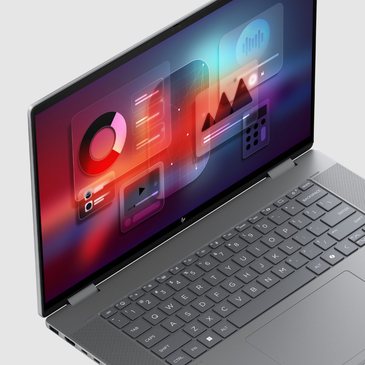 HP ENVY x360 16-ad0005na AMD Ryzen™ 5 8640HS Hybrid (2-in-1) 40.6 cm (16") Touchscreen 2K 8 GB LPDDR5-SDRAM 512 GB SSD Wi-Fi 6E (802.11ax) Windows 11 Home AI PC Silver - Image 14
