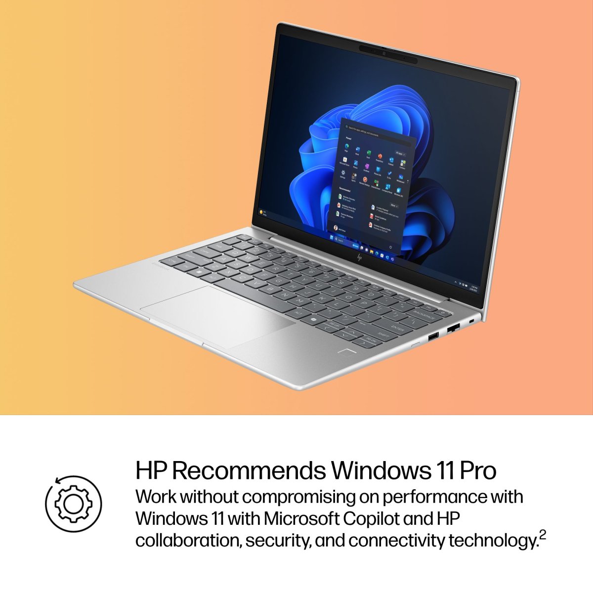 HP EliteBook 6 G1i AI PC Intel Core Ultra 5 225U Laptop 33.8 cm (13.3") WUXGA 16 GB DDR5-SDRAM 512 GB SSD Wi-Fi 7 (802.11be) Windows 11 Pro Silver - Image 12