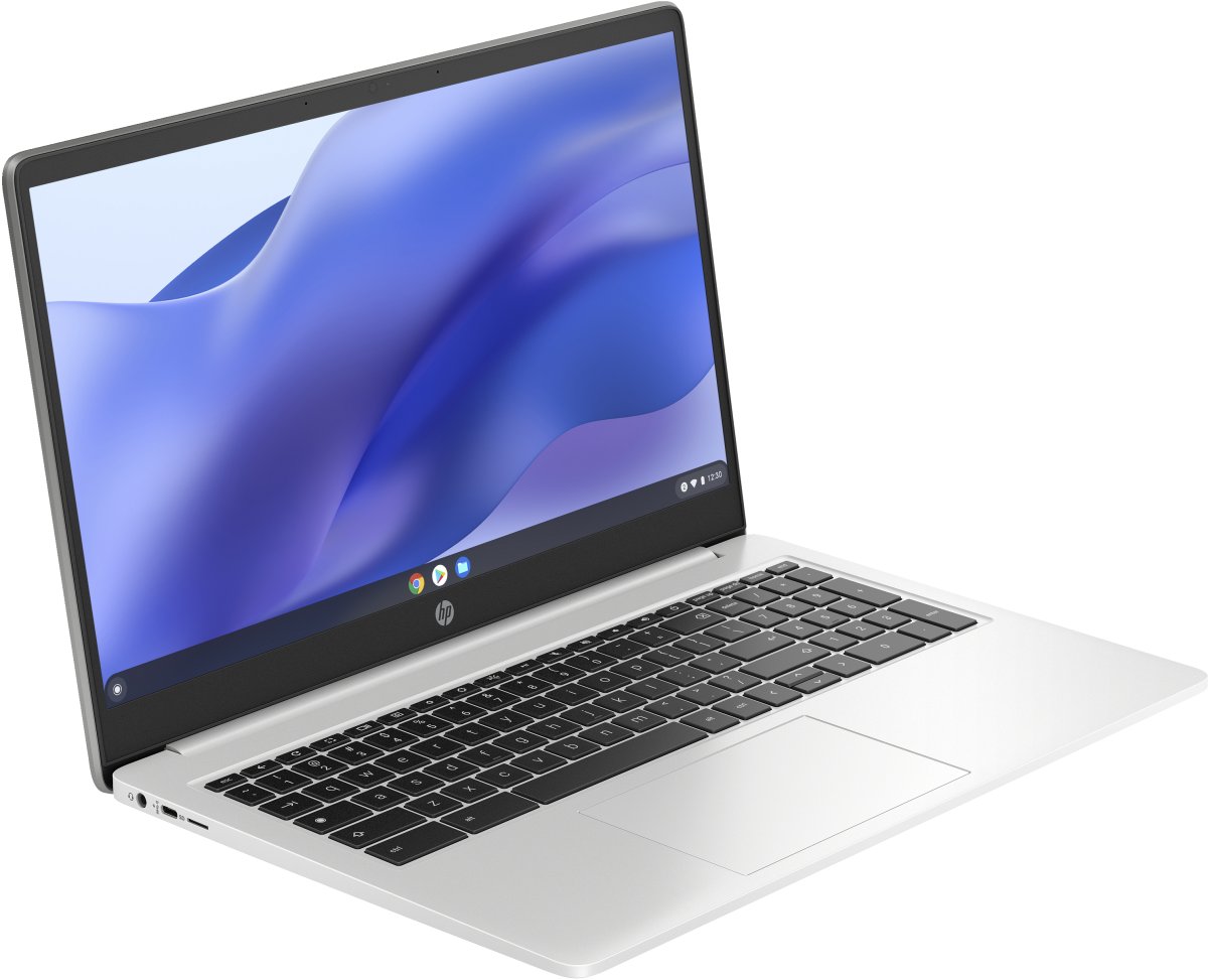 HP Chromebook 15a-na0007na Intel® Celeron® N4500 39.6 cm (15.6") HD 4 GB LPDDR4x-SDRAM 128 GB eMMC Wi-Fi 5 (802.11ac) ChromeOS Silver - Image 3