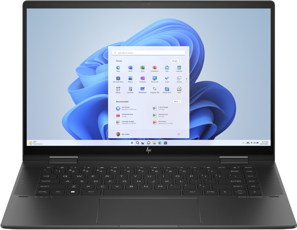 HP ENVY x360 15-fh0000na AMD Ryzen™ 7 7730U Hybrid (2-in-1) 39.6 cm (15.6") Touchscreen Full HD 16 GB LPDDR4x-SDRAM 512 GB SSD Wi-Fi 6E (802.11ax) Windows 11 Home Black - Image 2
