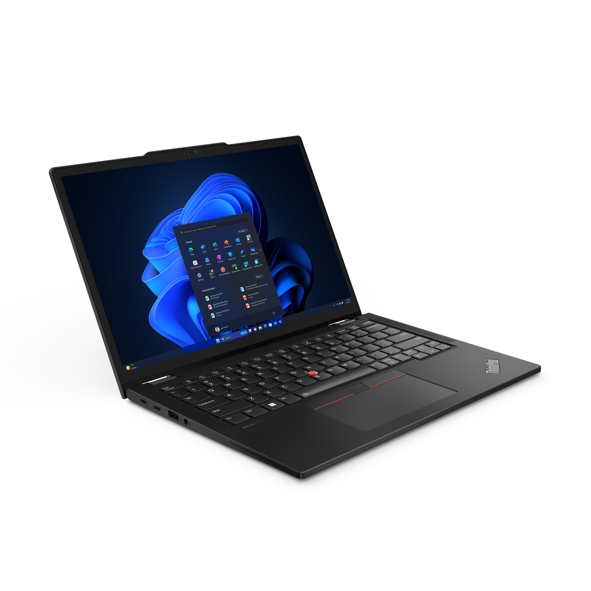 Lenovo ThinkPad X13 2-in-1 Gen 5 Intel Core Ultra 5 125U Hybrid (2-in-1) 13.3" Touchscreen WUXGA 16 GB LPDDR5x-SDRAM 256 GB SSD Wi-Fi 6E (802.11ax) Windows 11 Pro UK English Black - Image 8