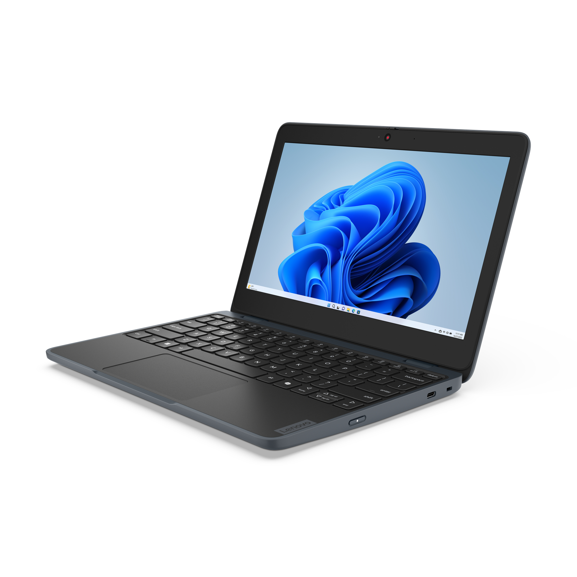 Lenovo 100w Gen 5 Intel® N N150 Laptop 11.6" HD 8 GB LPDDR5-SDRAM 128 GB SSD Wi-Fi 6E (802.11ax) Windows 11 Pro English Gray - Image 2