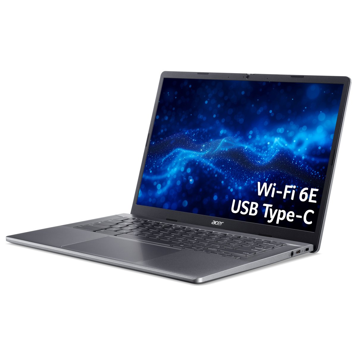 Acer Chromebook CBPLUS CBE574-1T R5-7520C 8GB/256GB AMD Ryzen™ 5 14" Touchscreen WUXGA LPDDR5x-SDRAM SSD Wi-Fi 6E (802.11ax) ChromeOS Charcoal, Gray - Image 2