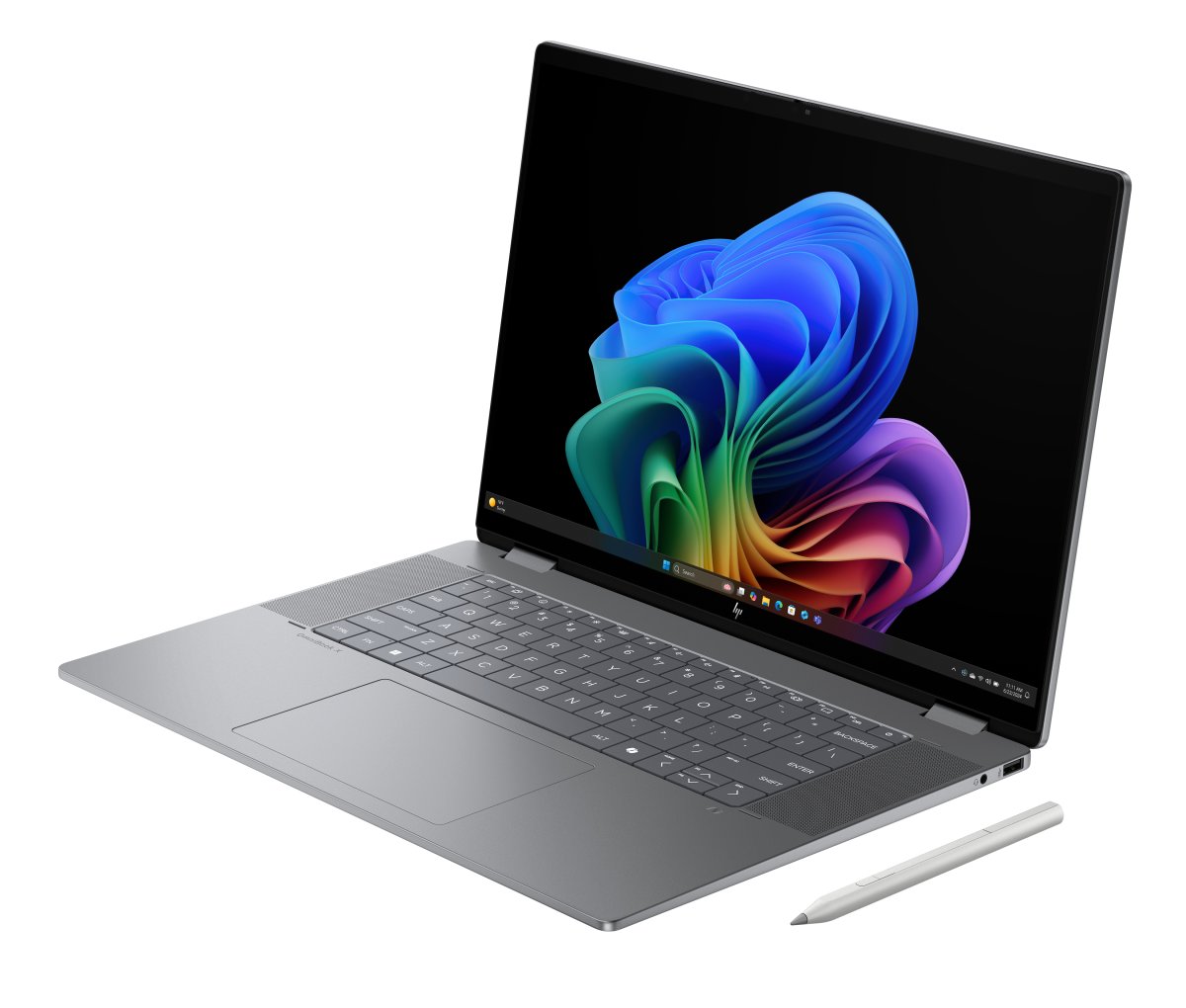 HP OmniBook X Flip 2-in-1 Laptop Next Gen AI 16-ar0000nax Copilot+ PC AMD Ryzen™ AI 5 340 40.6 cm (16") Touchscreen 2K 16 GB LPDDR5x-SDRAM 512 GB SSD Wi-Fi 6E (802.11ax) Windows 11 Home Silver - Image 15